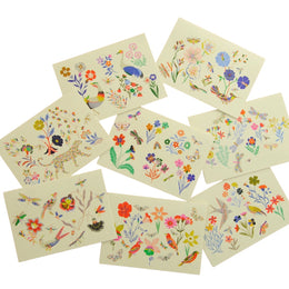 Birds & Bees Notecard Set, Elvira Van Vredenburgh