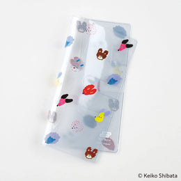 Hobonichi Keiko Shibata: Clear Cover for Weeks (Dog Ears Fluttering in the Wind)