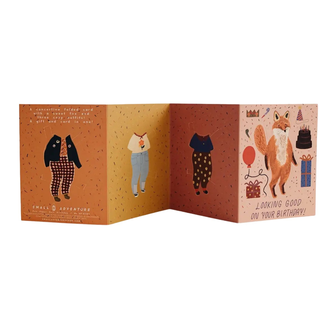 Fox Paper Doll Birthday, Small Adventure
