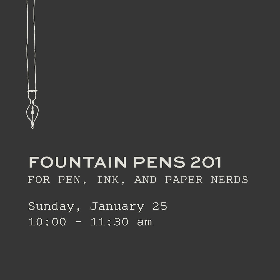 January Fountain Pens 201: For Pen, Ink, And Paper Nerds