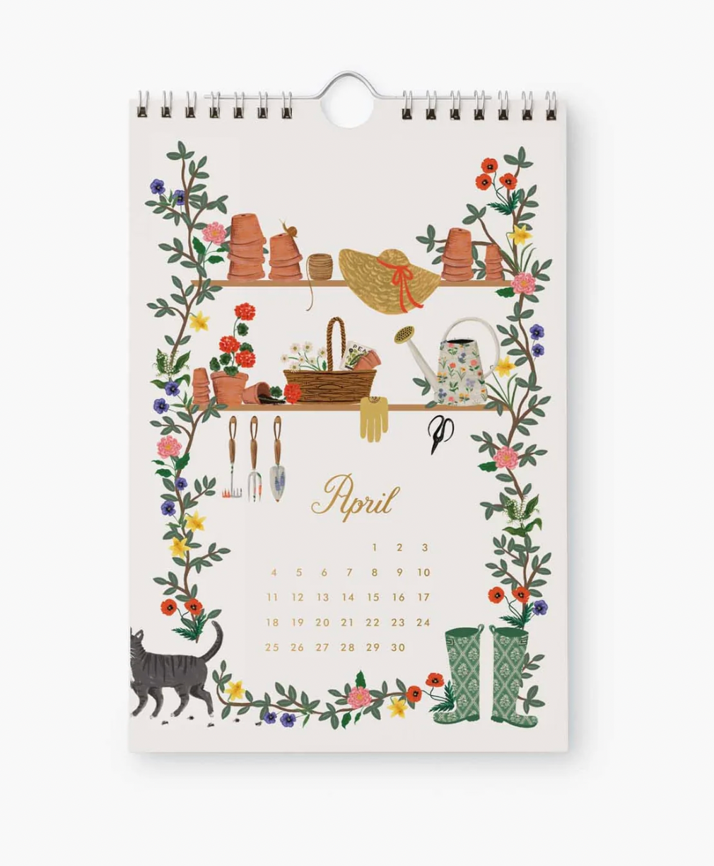2027 Garden Study Wall Calendar