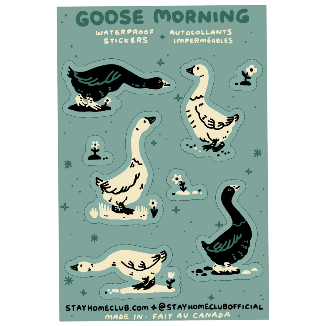 Goose Morning Gap Filler Sheet
