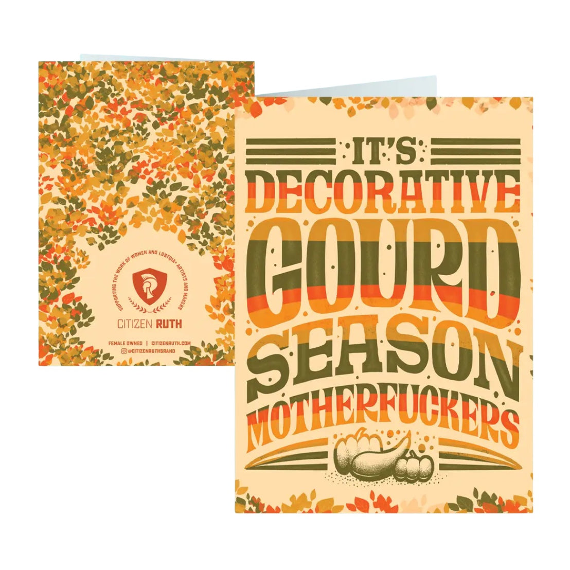 Decorative Gourd Season, Citizen Ruth
