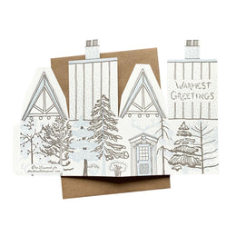 3D Warmest House, Blackbird Letterpress