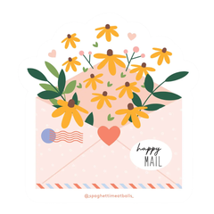 Happy Mail Envelope Sticker