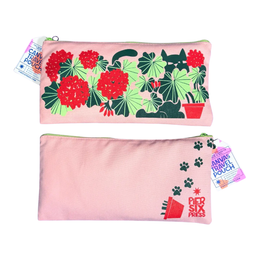 Houseplant Cat Canvas Pouch