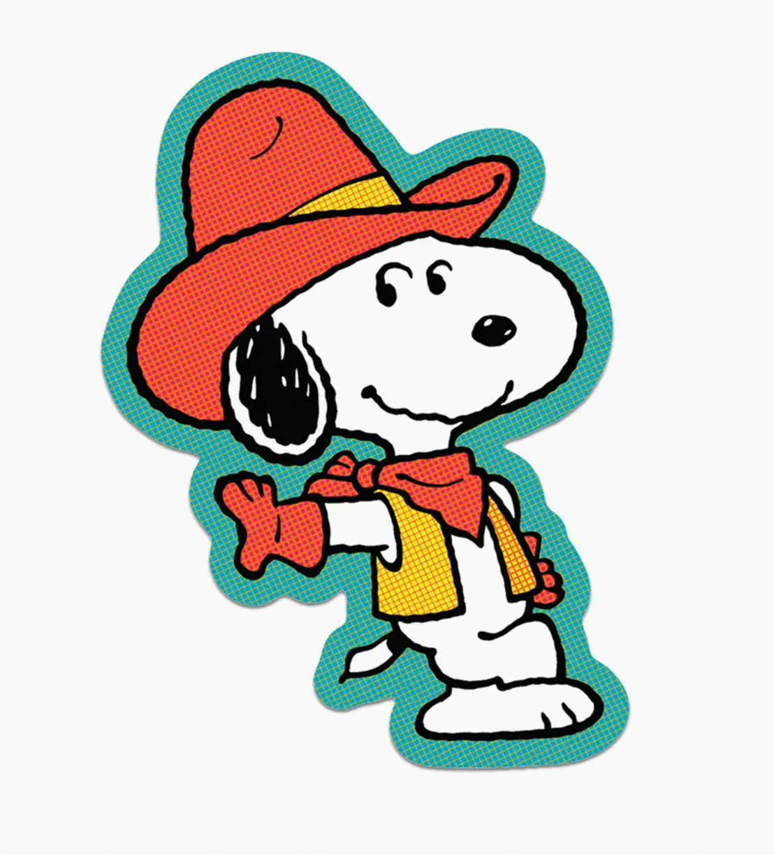 Howdy Partner Snoopy Sticker