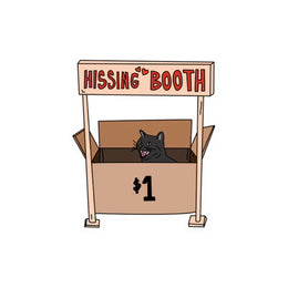 Hissing Booth Sticker