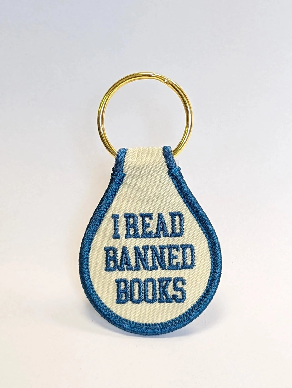 I Read Banned Books Key Tag