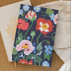 Poppy Garden Linen Bound Notebook, Botanica Paper Co.