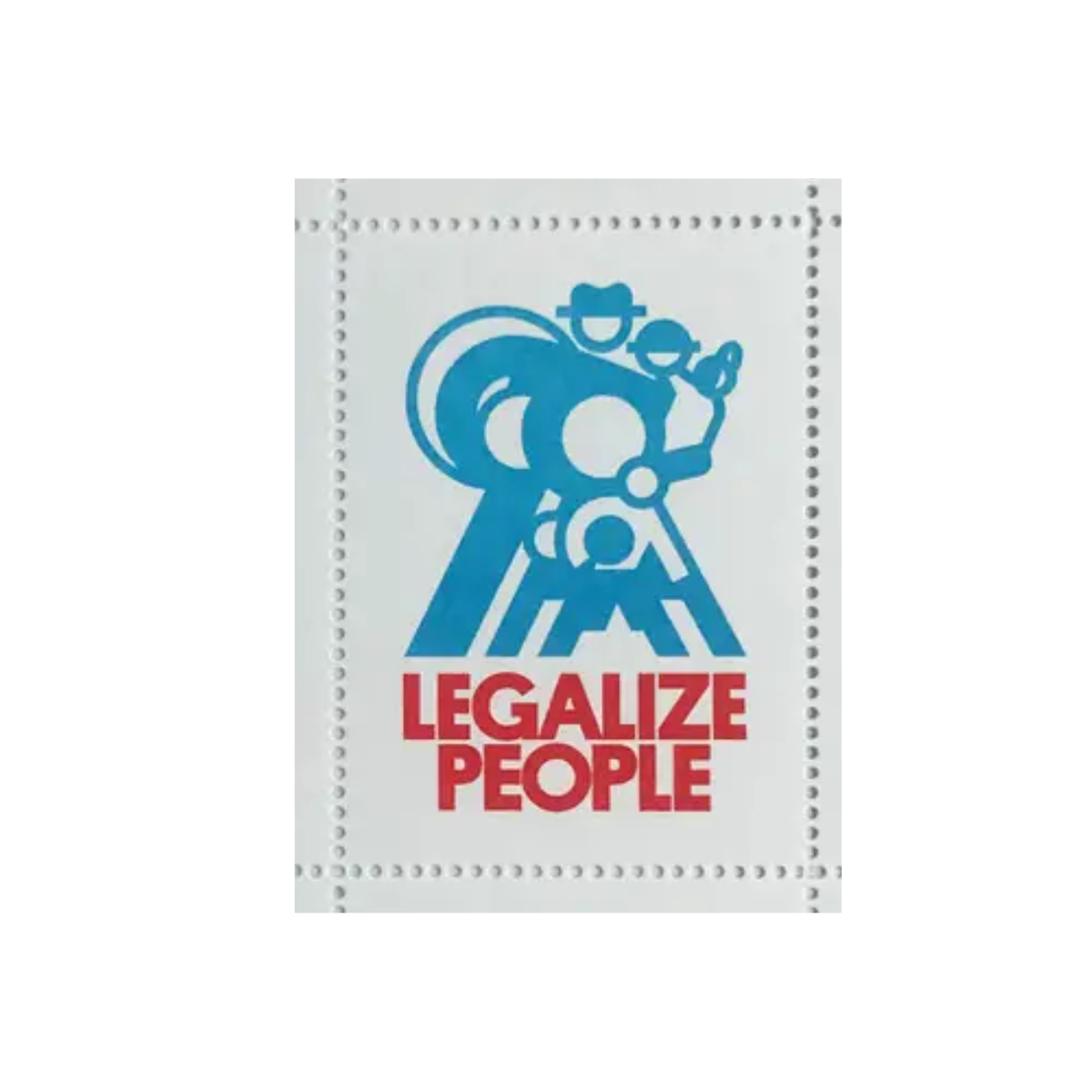 Legalize People Stamp Stickers