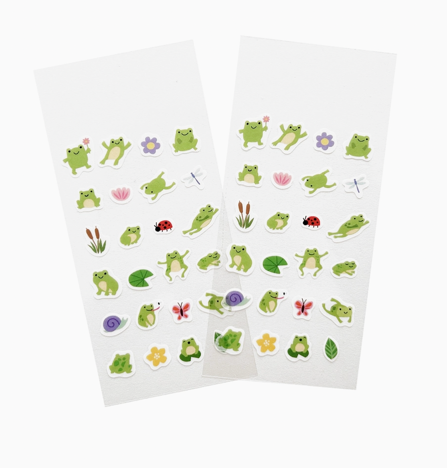 Frogs L'il Sticks Washi Stickers
