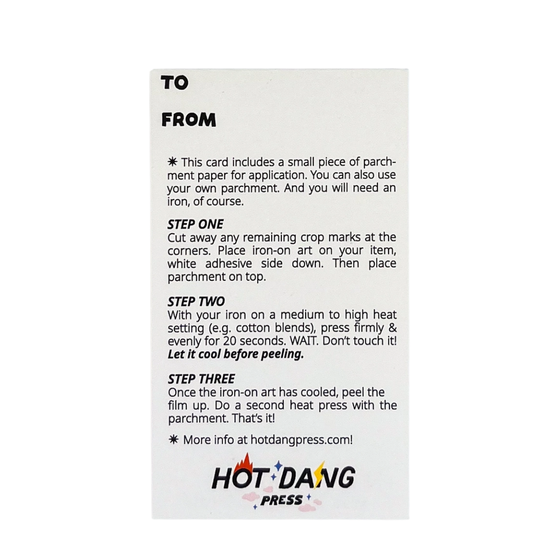 L'il Miss You Letter Iron-on