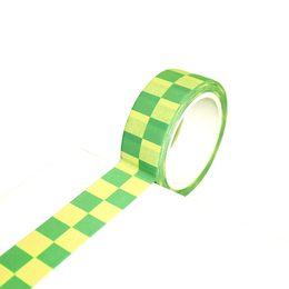 Checkered Lime Marble Washi Tape