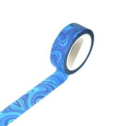 London Fog Marble Blue Washi Tape