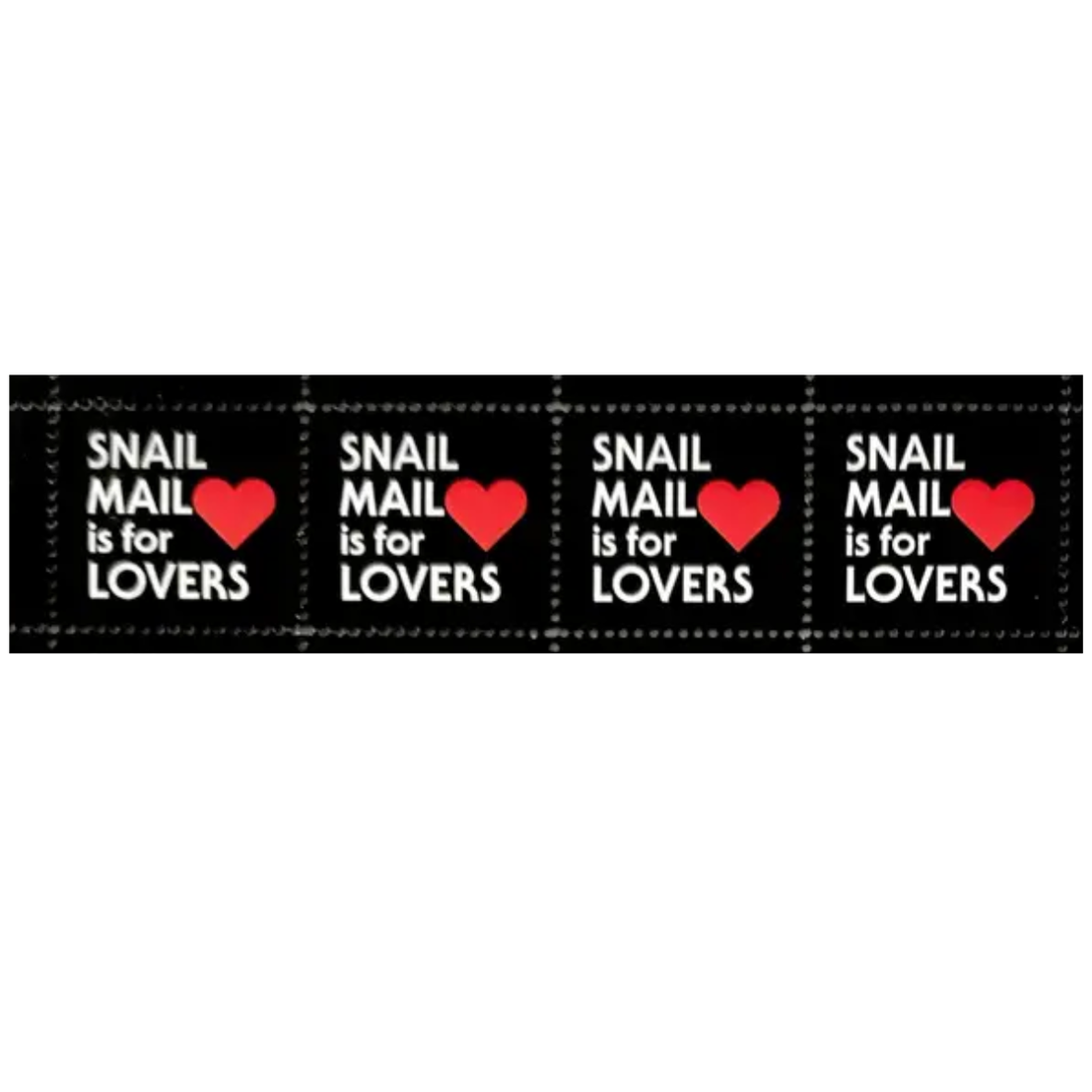 Snail Mail is for Lovers Stamp Stickers