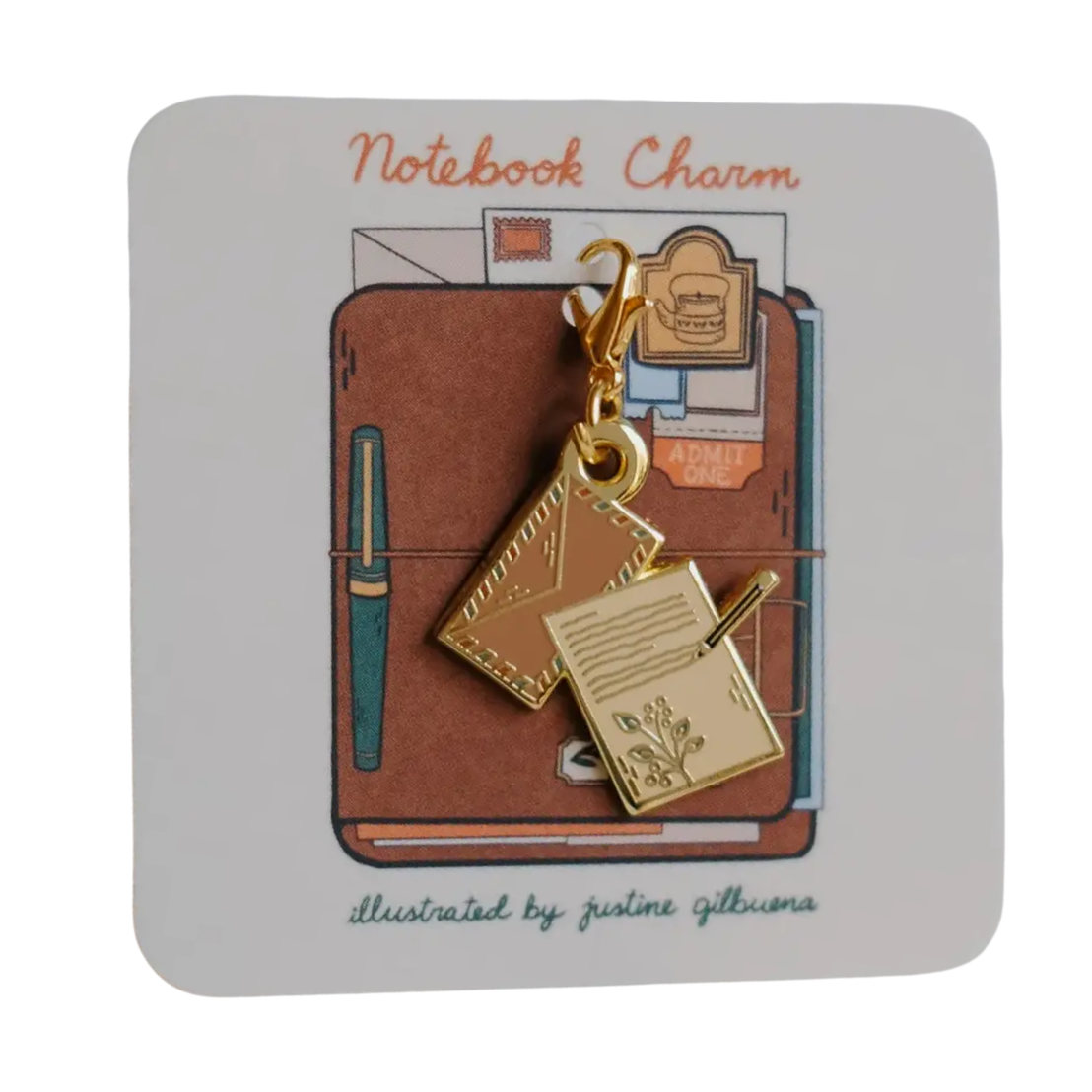 Snail Mail Notebook Charm