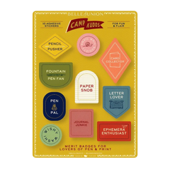 Stationery Merit Badge Sticker Sheet