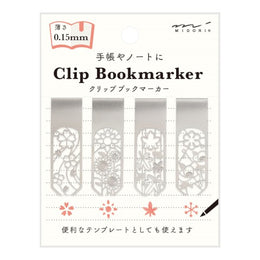 Flower A Bookmarker Clips