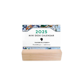 2025 Marbled Mini Desk Calendar