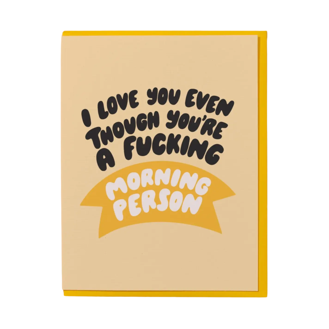 Morning Person Love, And Here We Are