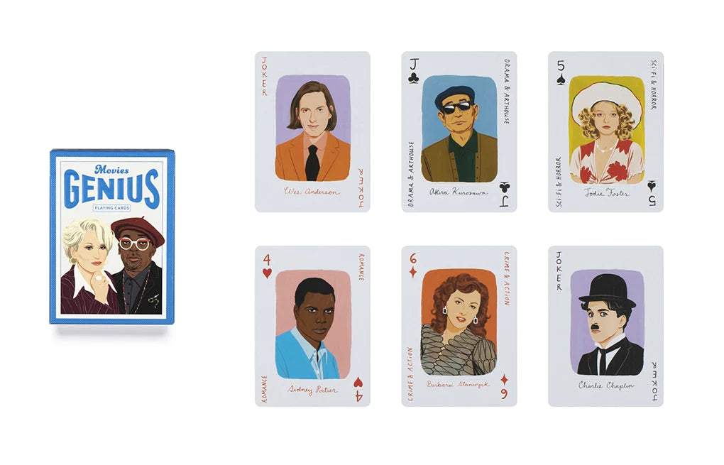 Movie Genius Playing Cards