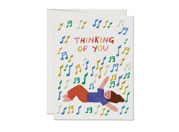 Music Notes Friendship, Red Cap Cards