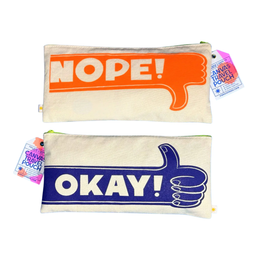 Okay Nope Canvas Pouch