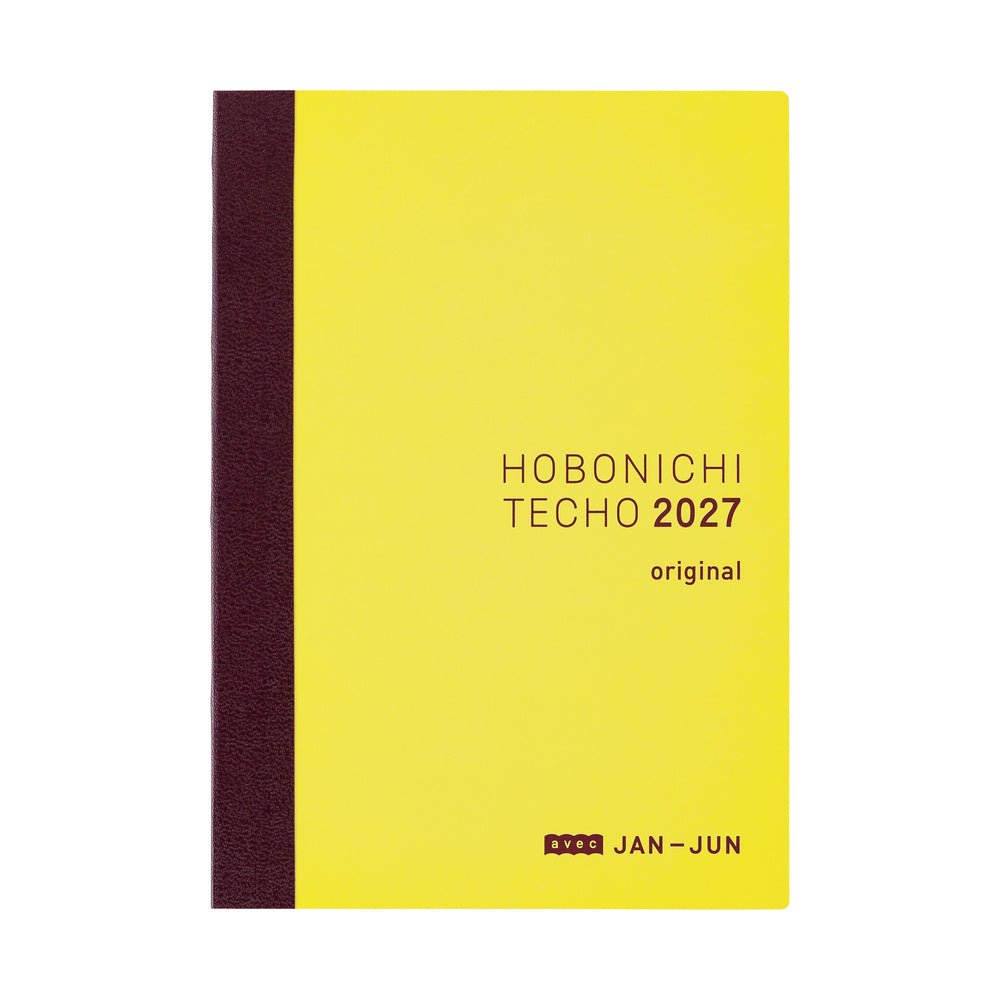 Hobonichi 2027 Techo Original A6 Avec Japanese Set of 2