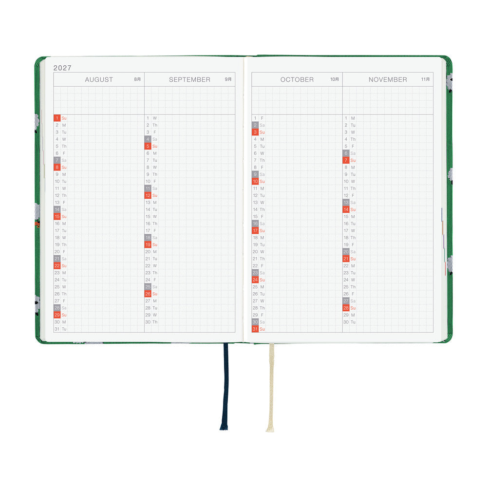 Hobonichi 2027 Techo Original A6 HON Sheep Sheep Sheep