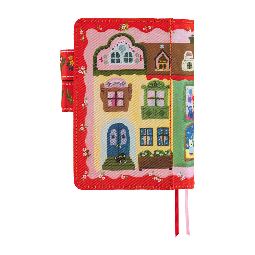 Hobonichi 2027 Techo Original A6 Yumi Kitagashi White Cat House Cover