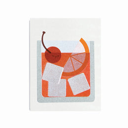 Old Fashioned Drink Mini Card, Scout Editions