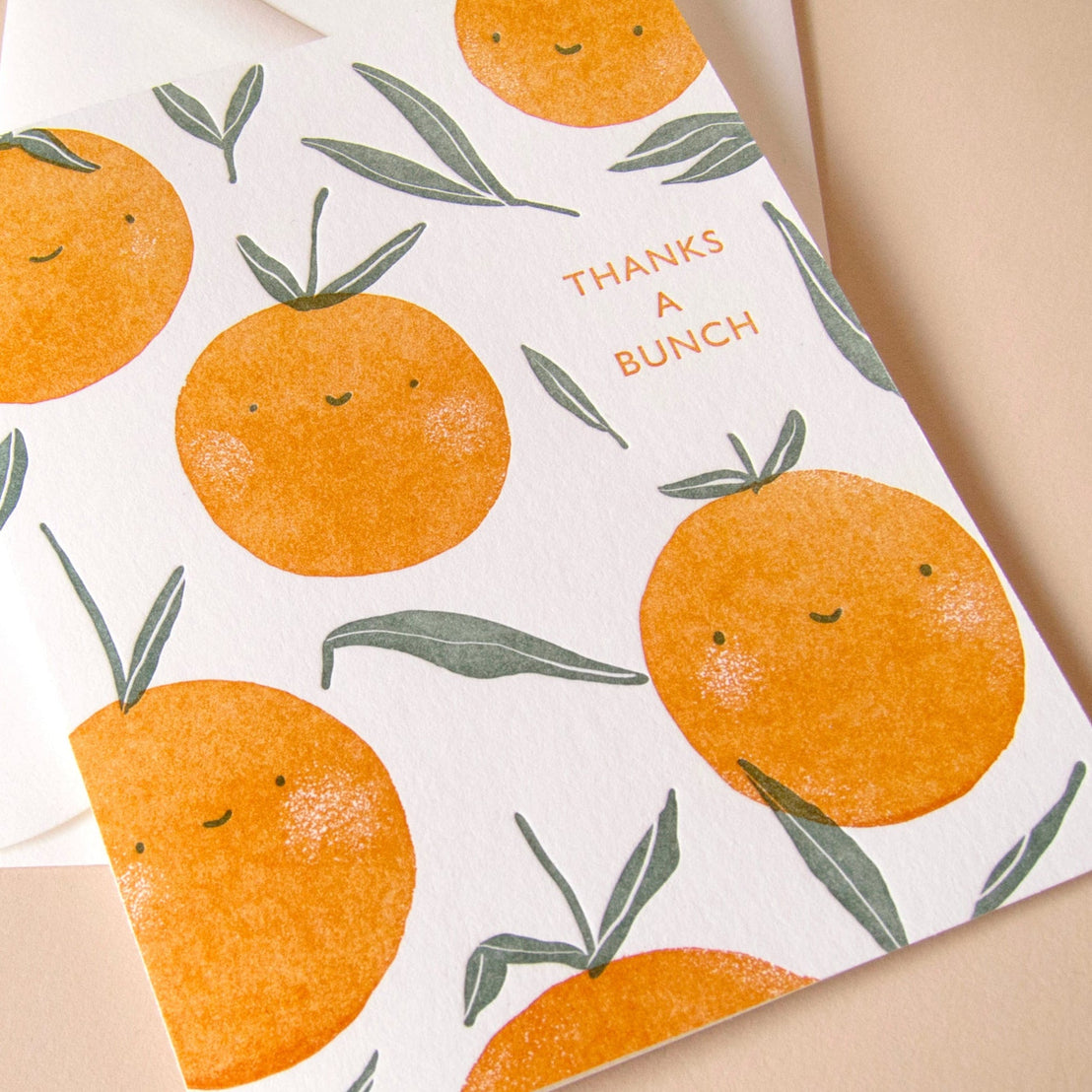 Thank You Oranges, Homework Letterpress