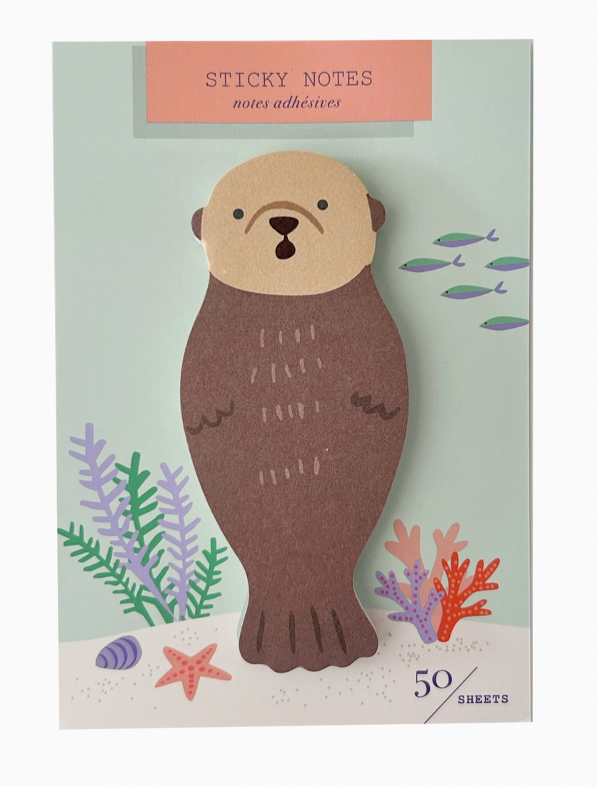 Sea Otter Sticky Notes