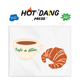 Buddies Parisian Breakfast Iron-on