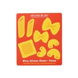 Pasta Bitty Sticker Sheet
