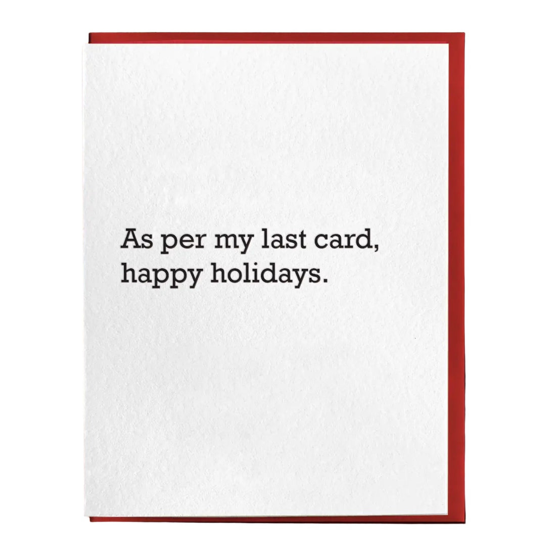 As Per My Last Card, McBitterson's