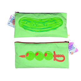 Pickle Olive Canvas Pouch