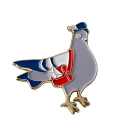 Par Pigeon Enamel Pin