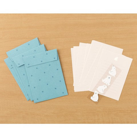 Polar Bear Letter Kit & Stickers, Midori