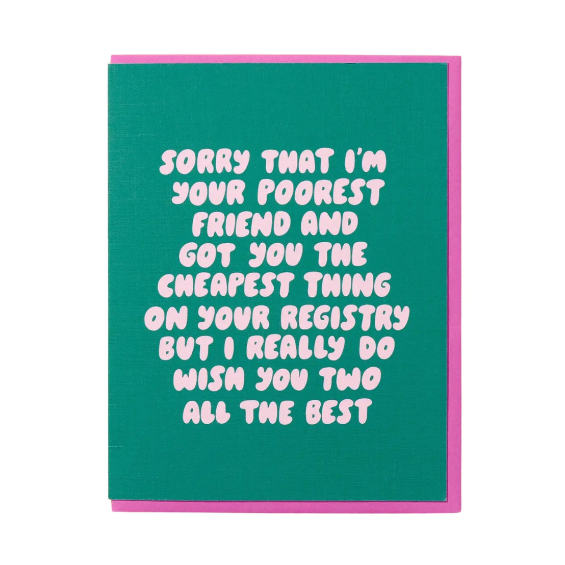 Poorest Friend, And Here We Are