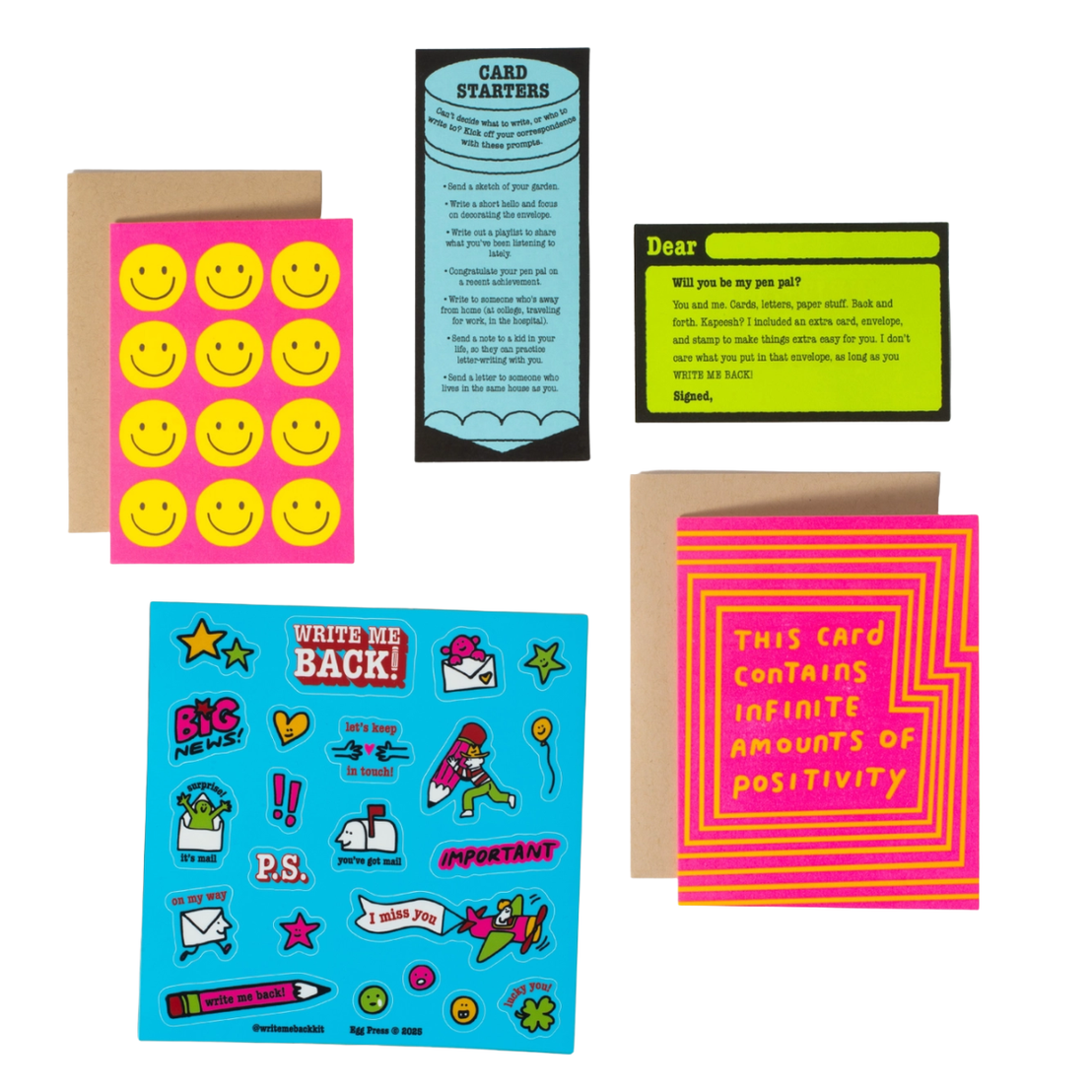 Positivity & Smile Letter Kit