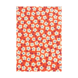 Red Floral A5 Notebook