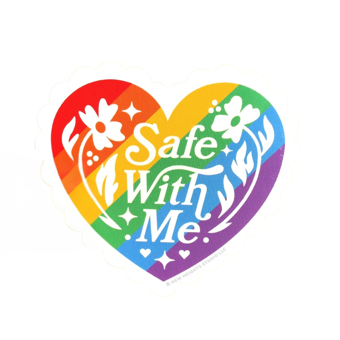 Safe with Me Sticker