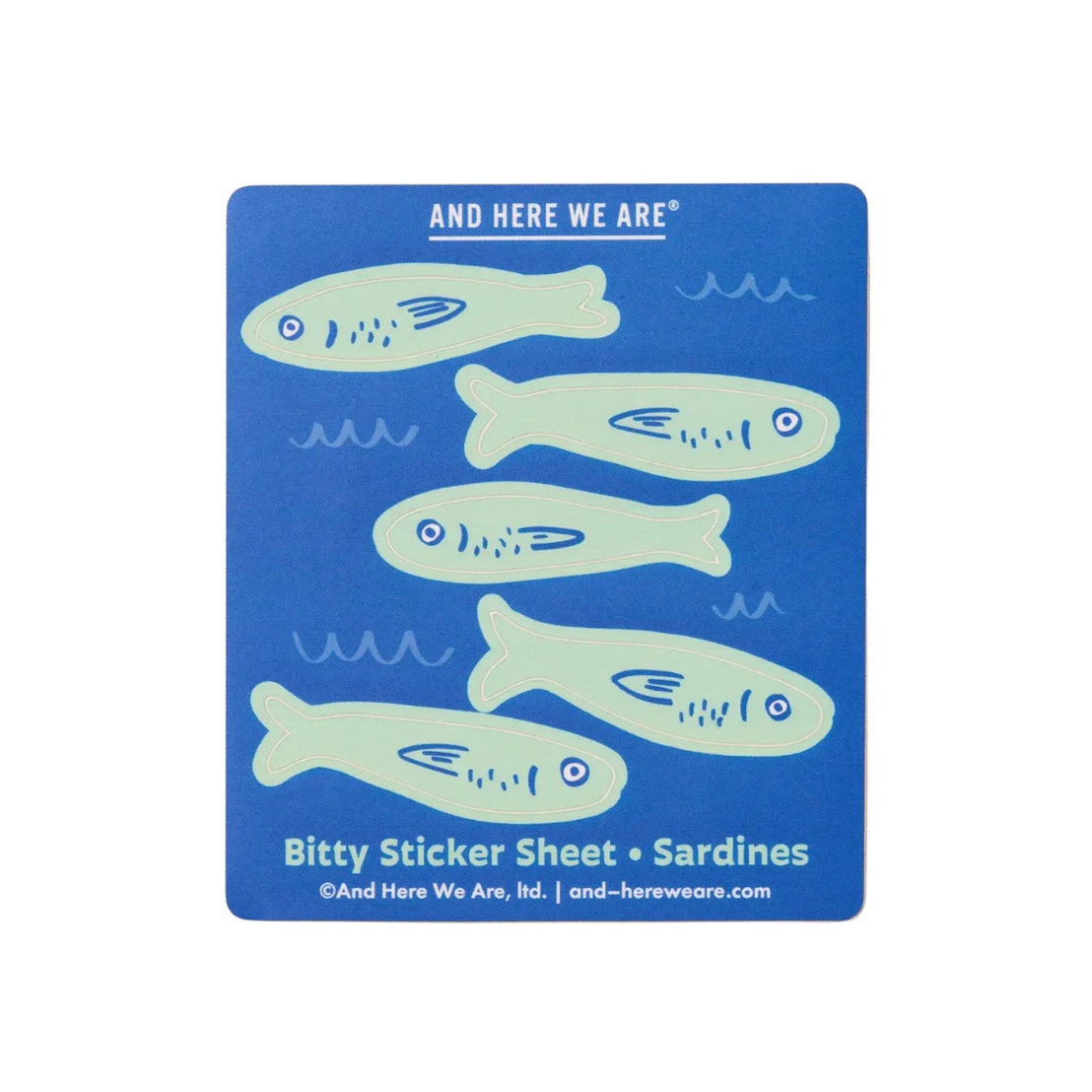 Sardines Bitty Sticker Sheet