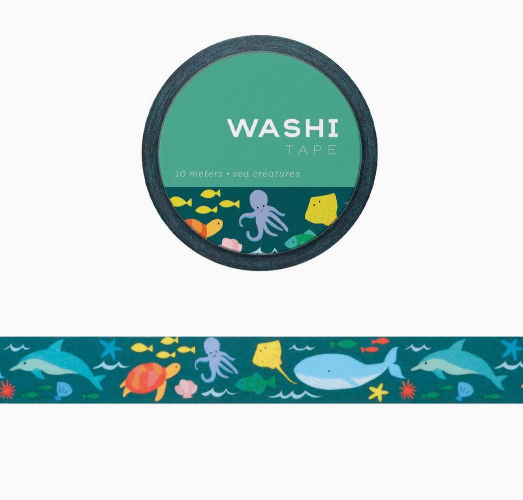 Sea Creatures Washi Tape