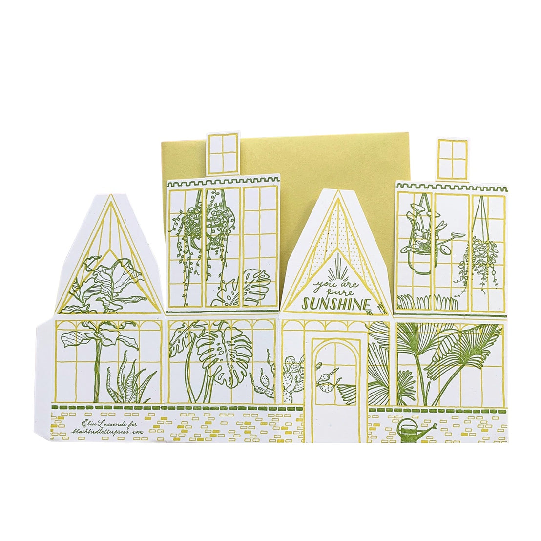 3D Sunshine House, Blackbird Letterpress