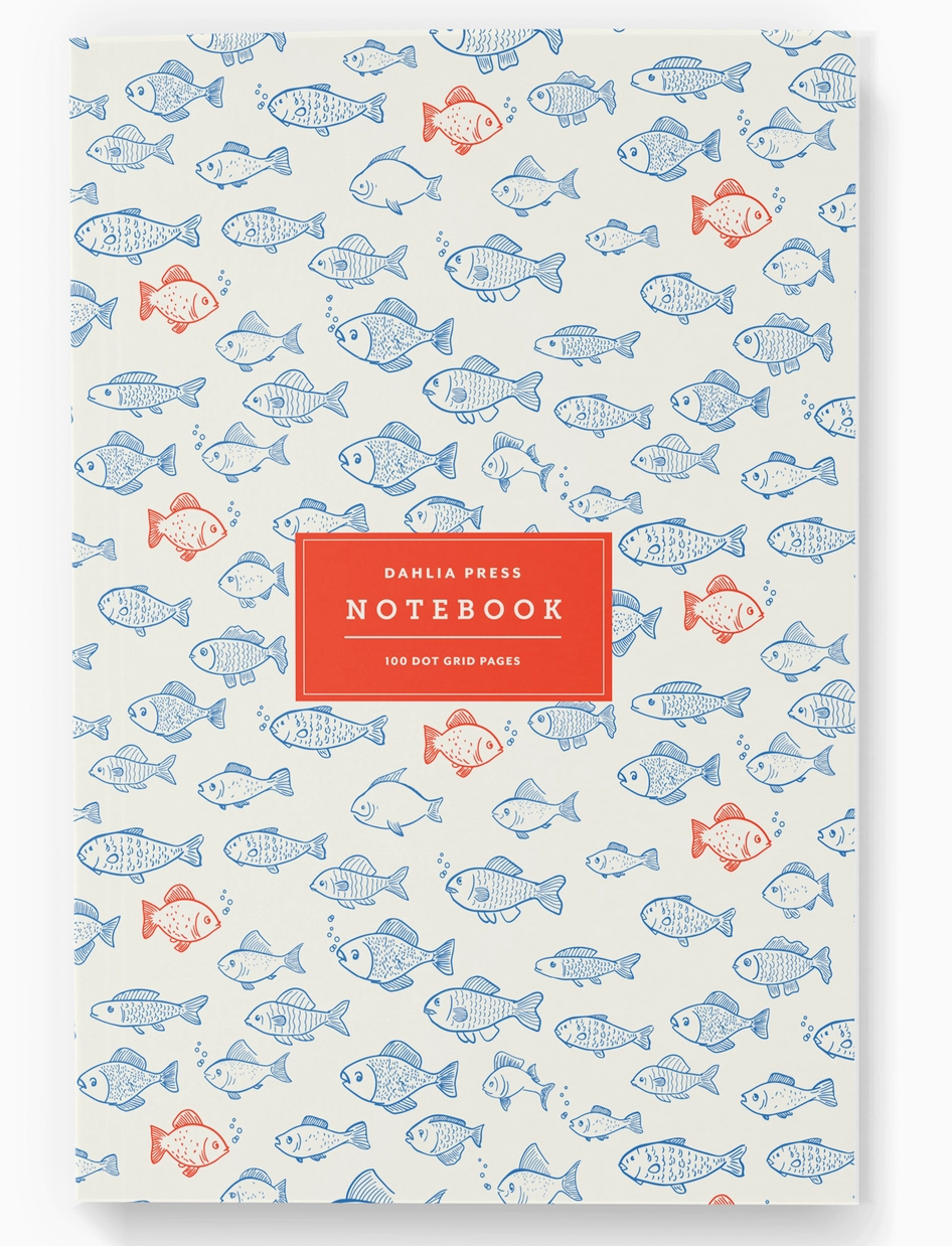 Keep Swimming Notebook, Dahlia Press