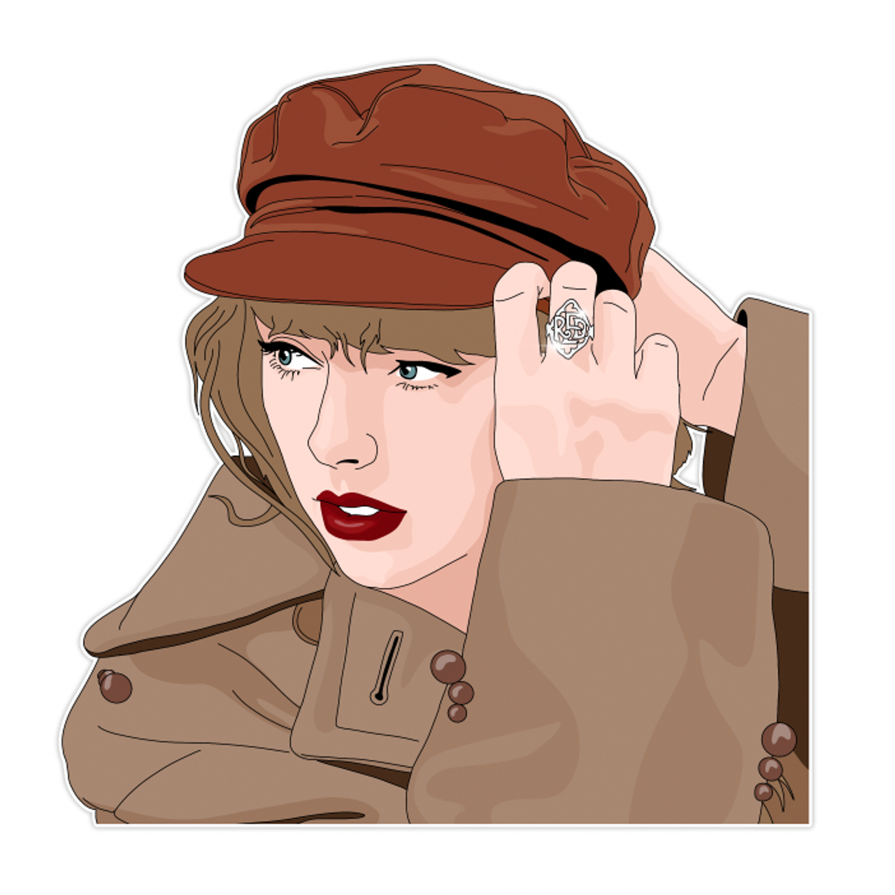 Taylor Swift Stickers Taylor Swiftie Merch Taylor Swift Sticker Midnights  Taylor Swift Taylor Swift Merch Taylorswift Midnights 