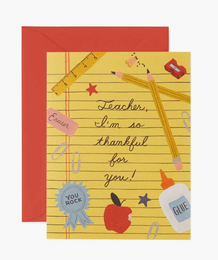 Thankful for Teacher, Rifle Paper Co.